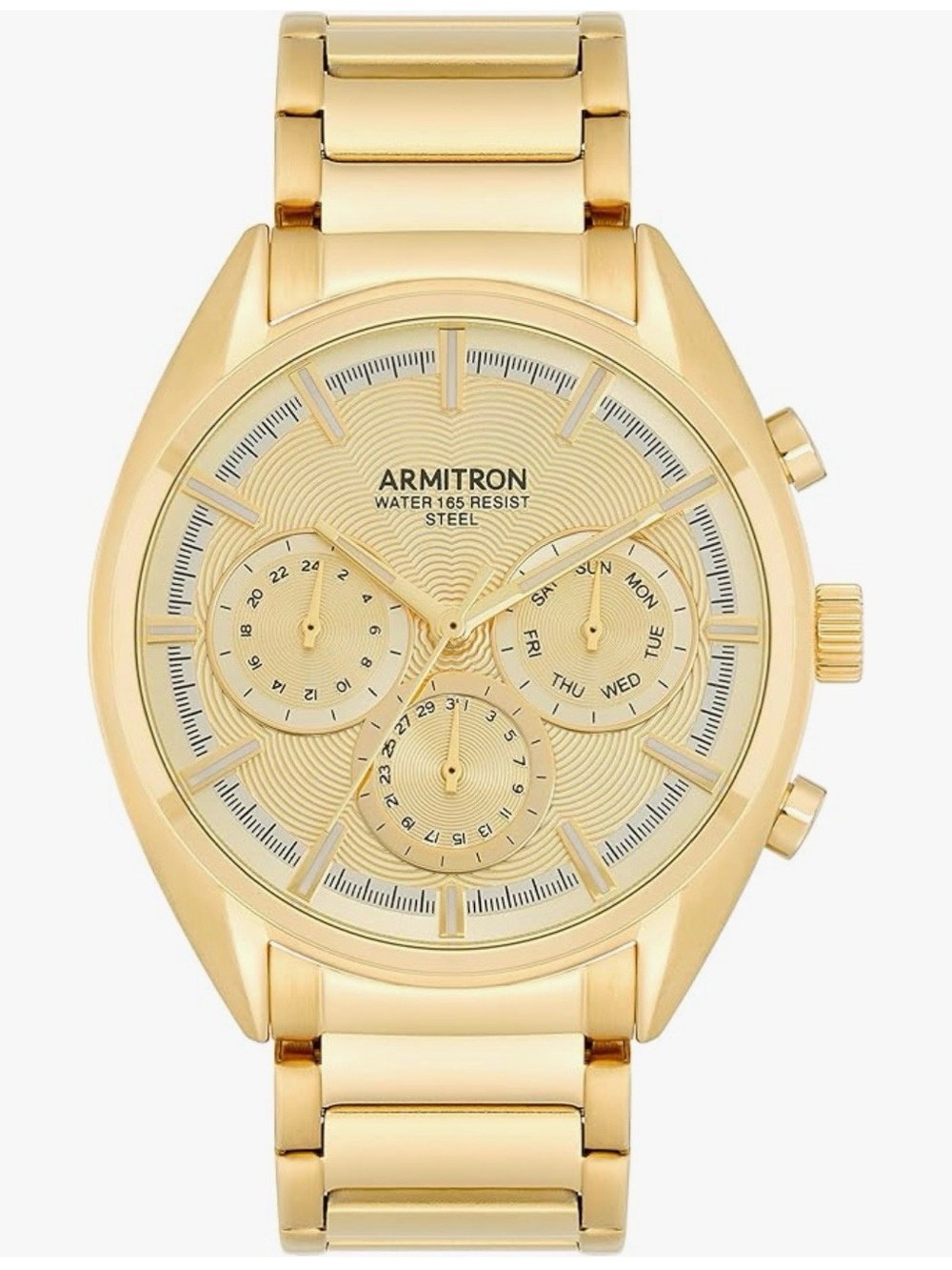 Armitron Gold-Tone Multi-Function Bracelet Watch